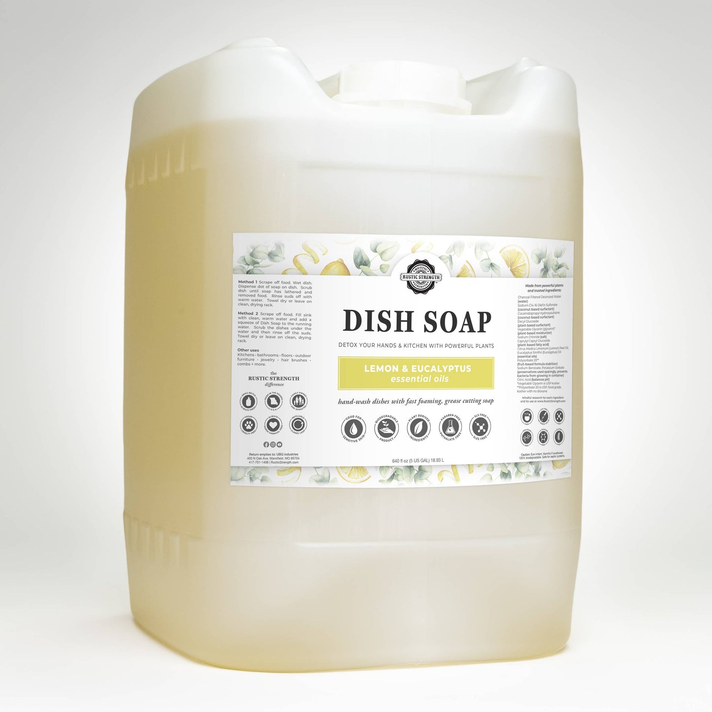 Dish Soap - Lemon Eucalyptus