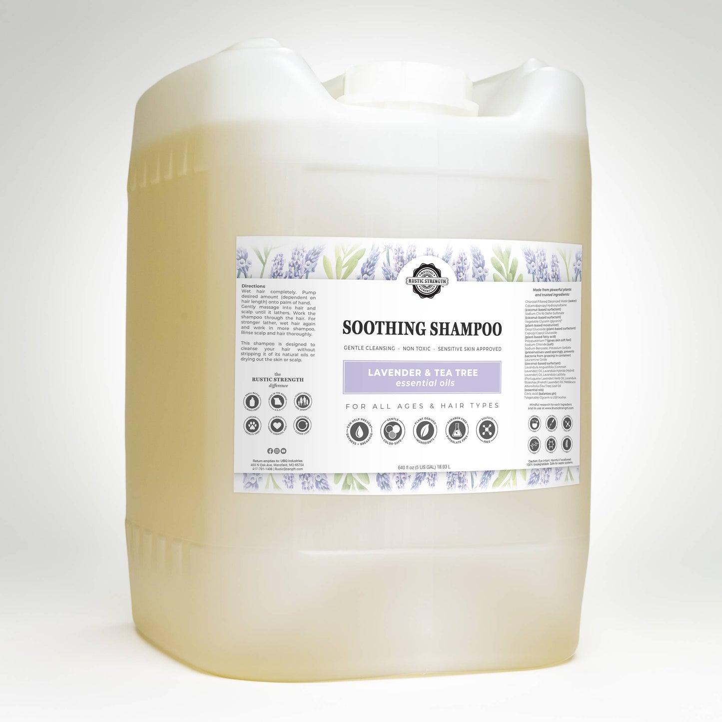 Liquid Soothing Shampoo | Sulfate-Free Care for Sensitive Scalps