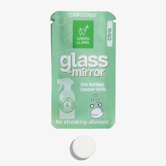 Green Llama Glass & Mirror Cleaner Refill Tablets