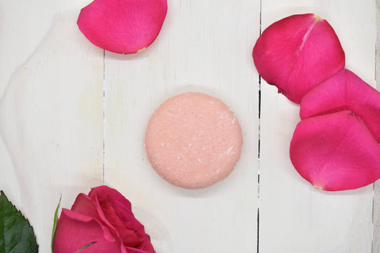 Rose Geranium Shampoo Bar - Nourish Scalp - Package Free