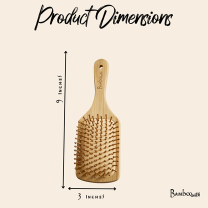 Bamboo Paddle Hairbrush