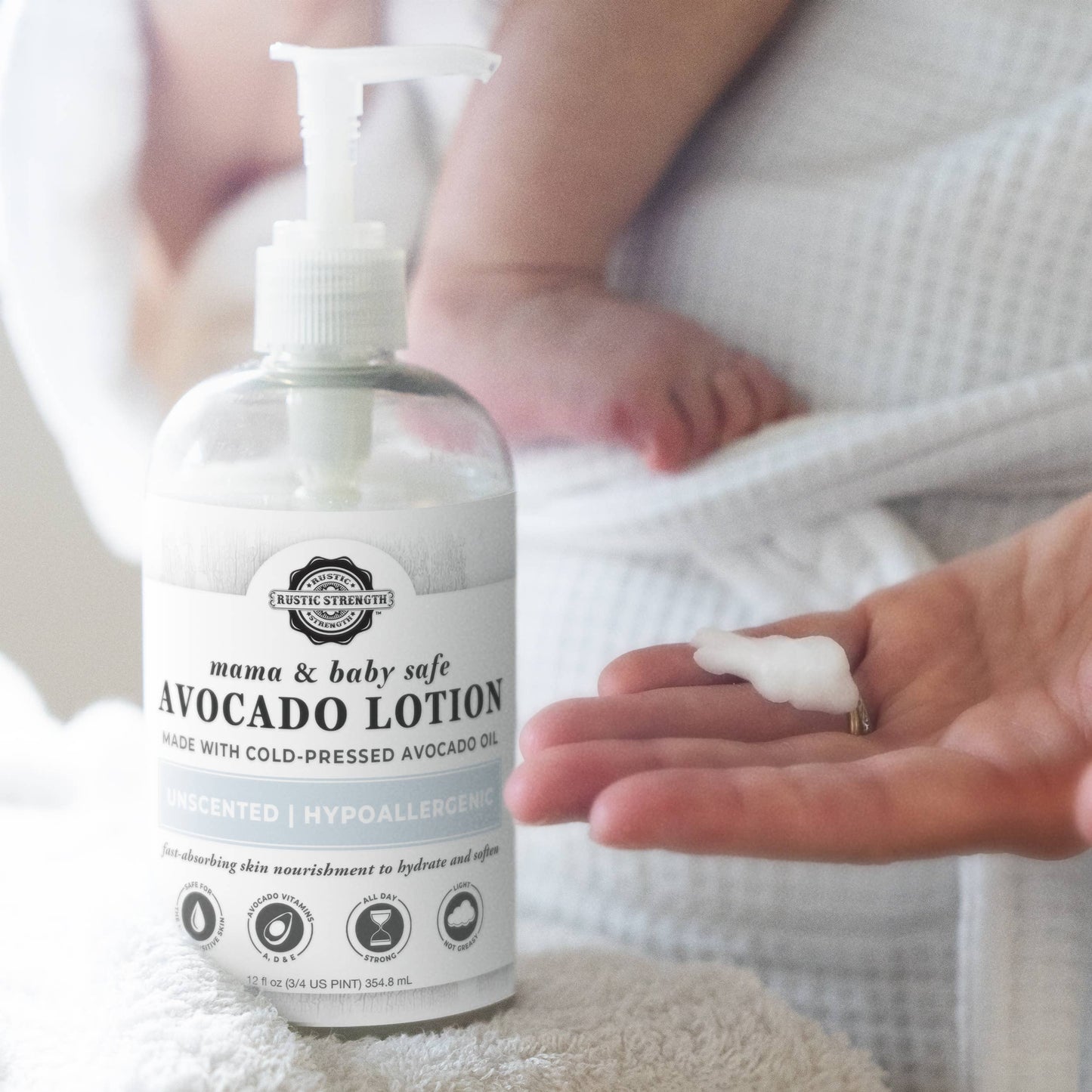 Avocado Lotion for Face and Body - Unscented